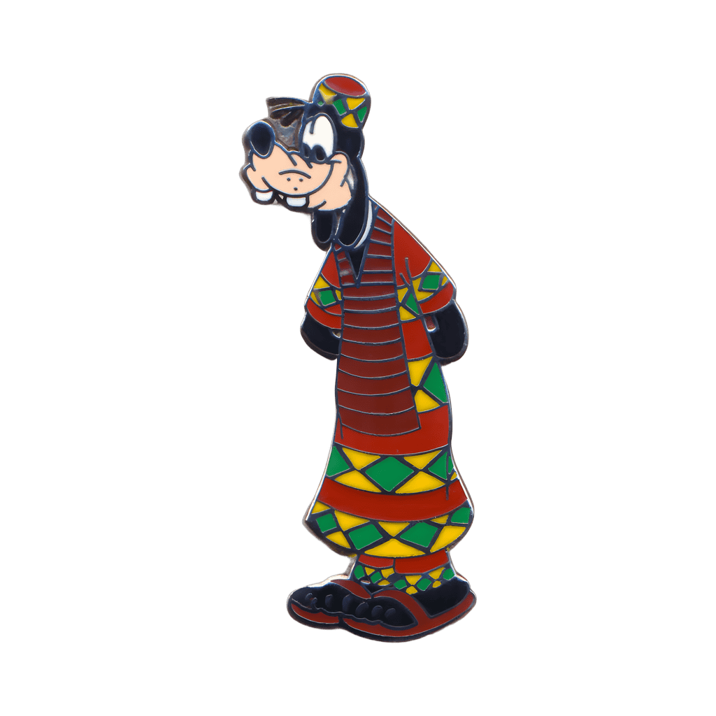 Goofy Wearing Traditional African Clothing Disney pin