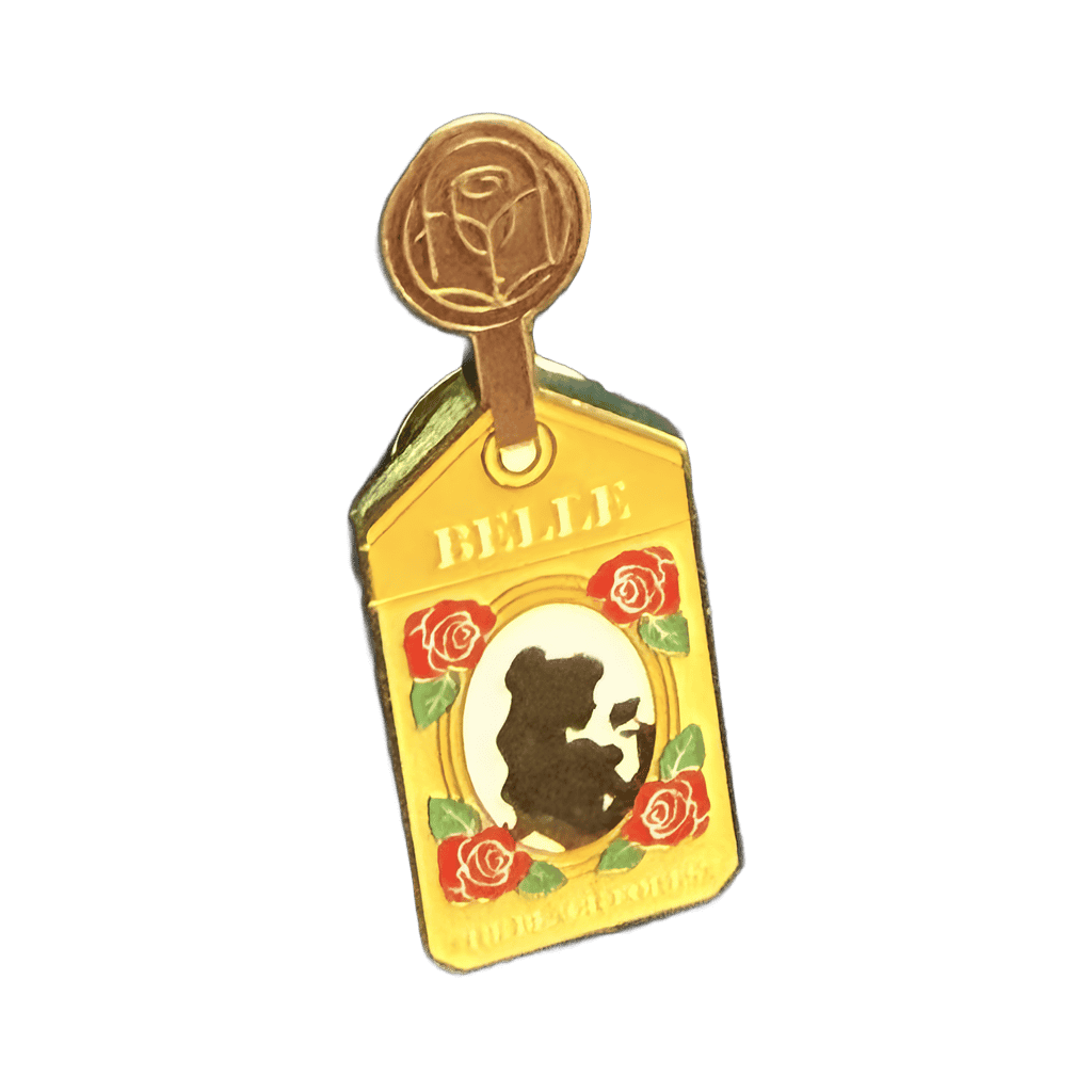 Belle Luggage Tag Disney pin