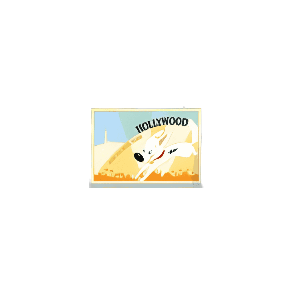 Hollywood Postcard Disney pin