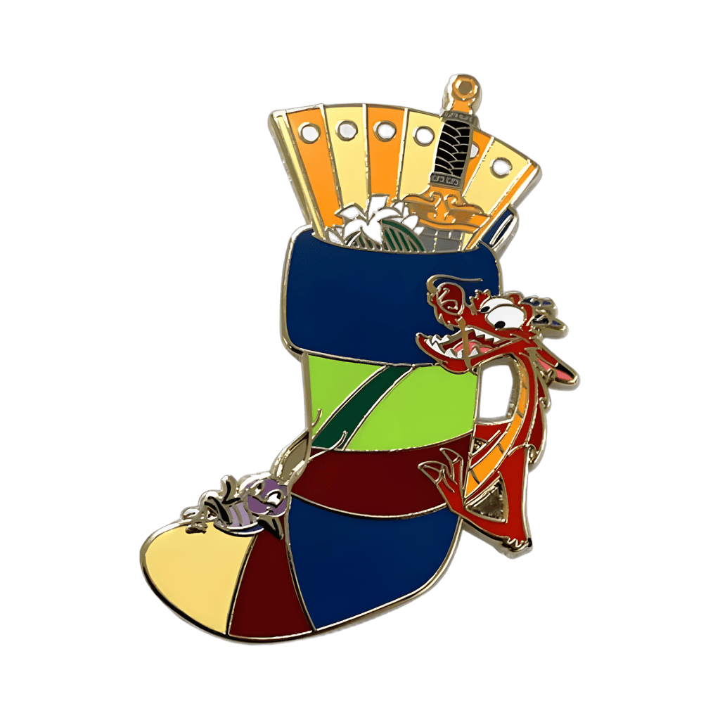 Mushu and Cri-Kee Disney pin