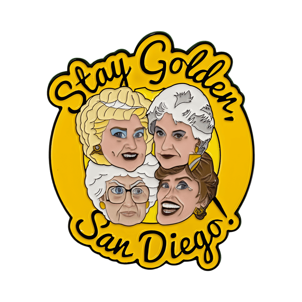 SDCC Exclusive Stay Golden San Diego! Disney pin