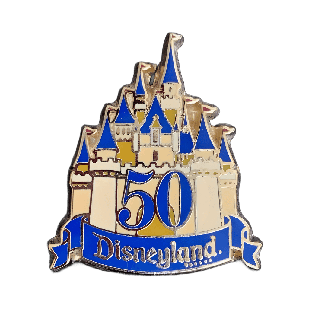 Cast Member Disneyland Castle 50 Disney pin