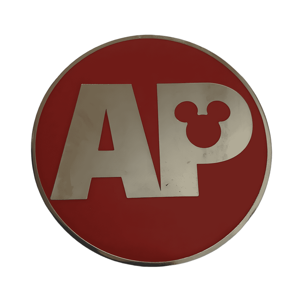 Annual Passholder Logo - Red Disney pin