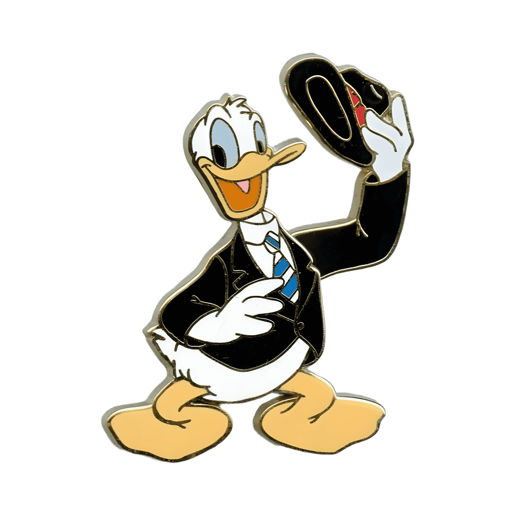 High Society Donald Disney pin