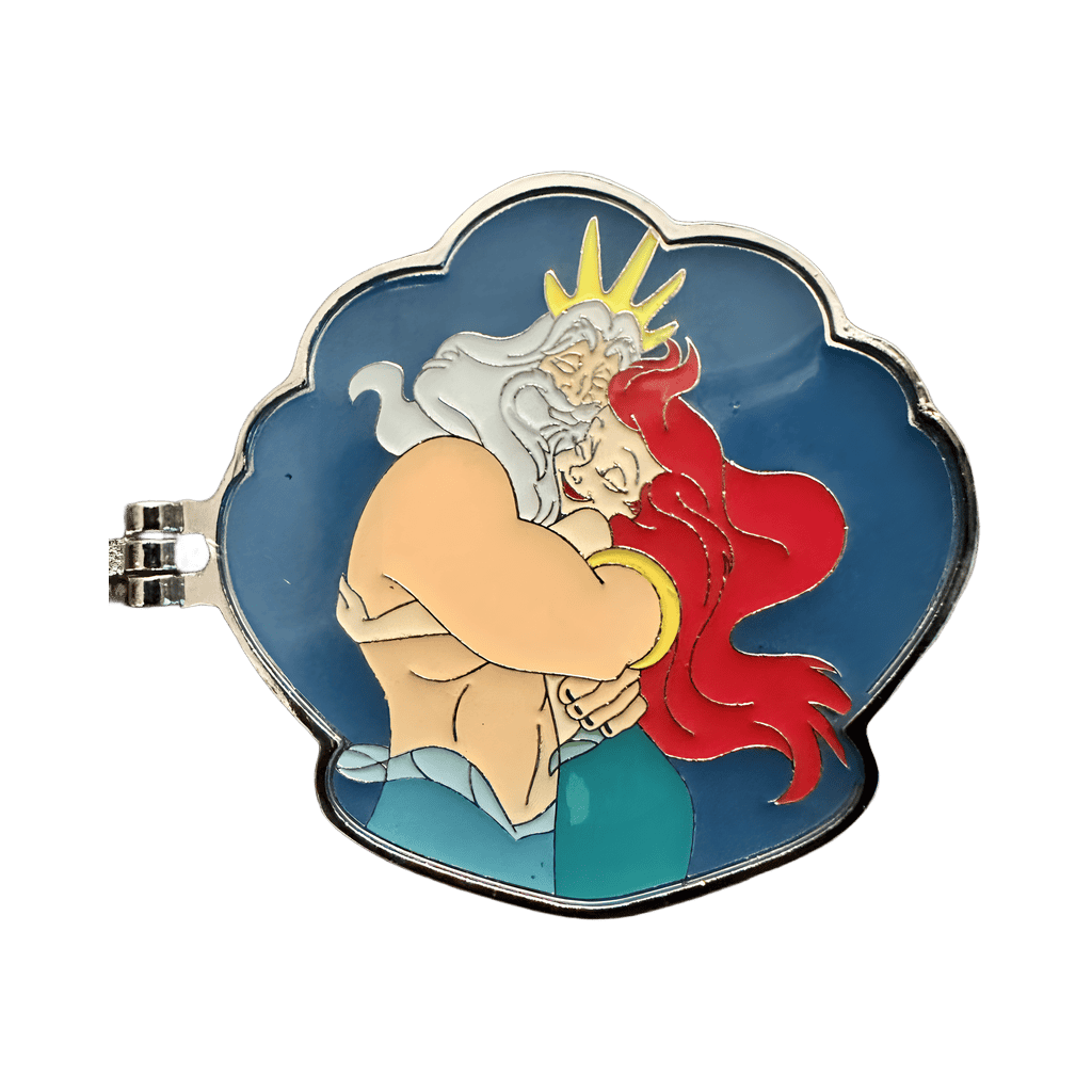 King Triton and Ariel Disney pin
