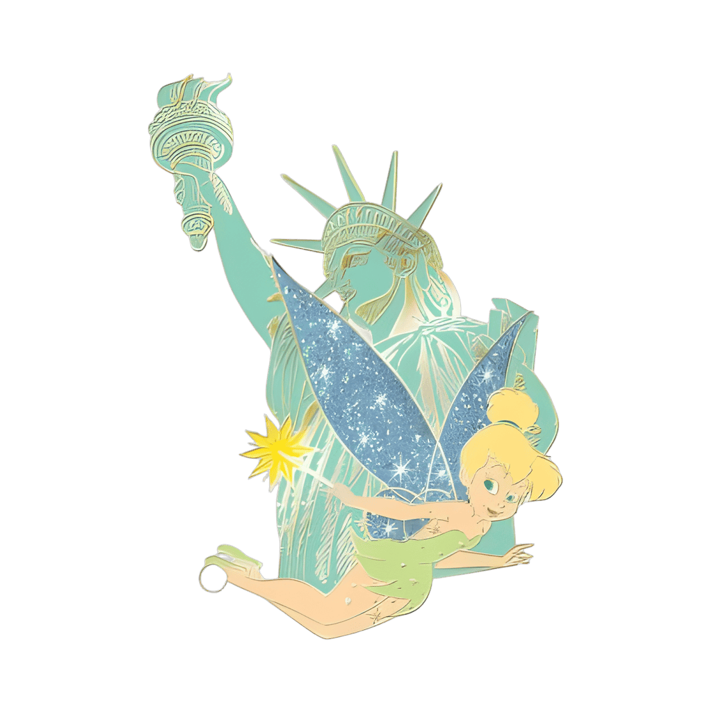 Tinker Bell at the Statue of Liberty Disney pin