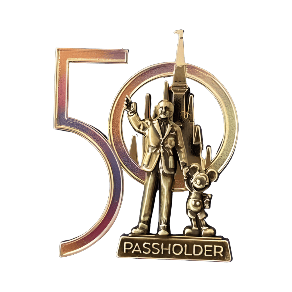 Partners Statue - 50th Anniversary - Passholder Disney pin