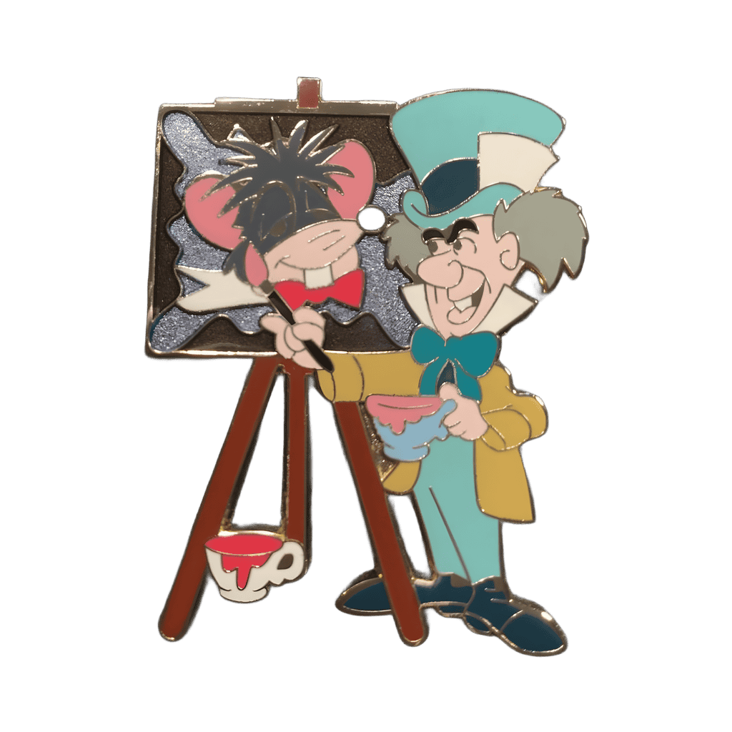 Mad Hatter and Dormouse (Error) Disney pin