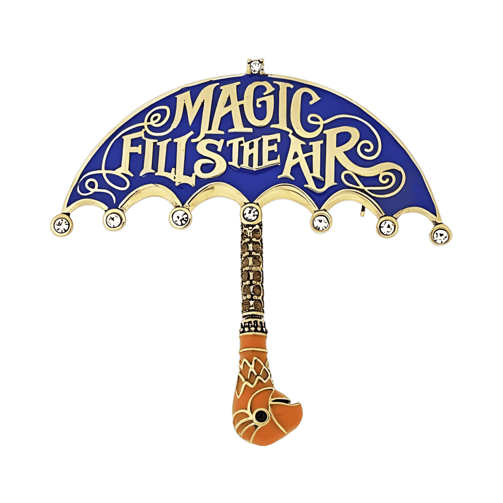 Magic Fills the Air Jeweled Umbrella Disney pin