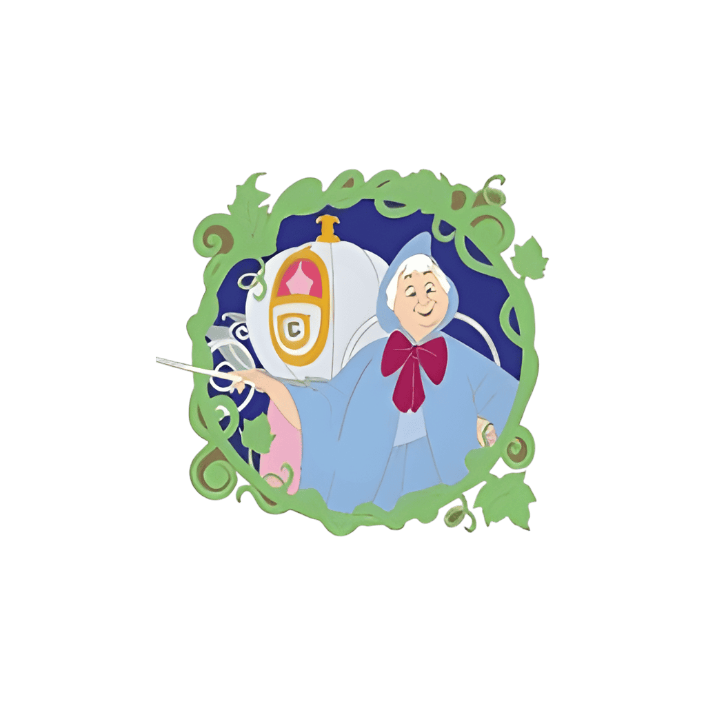 Fairy Godmother and Carriage Disney pin