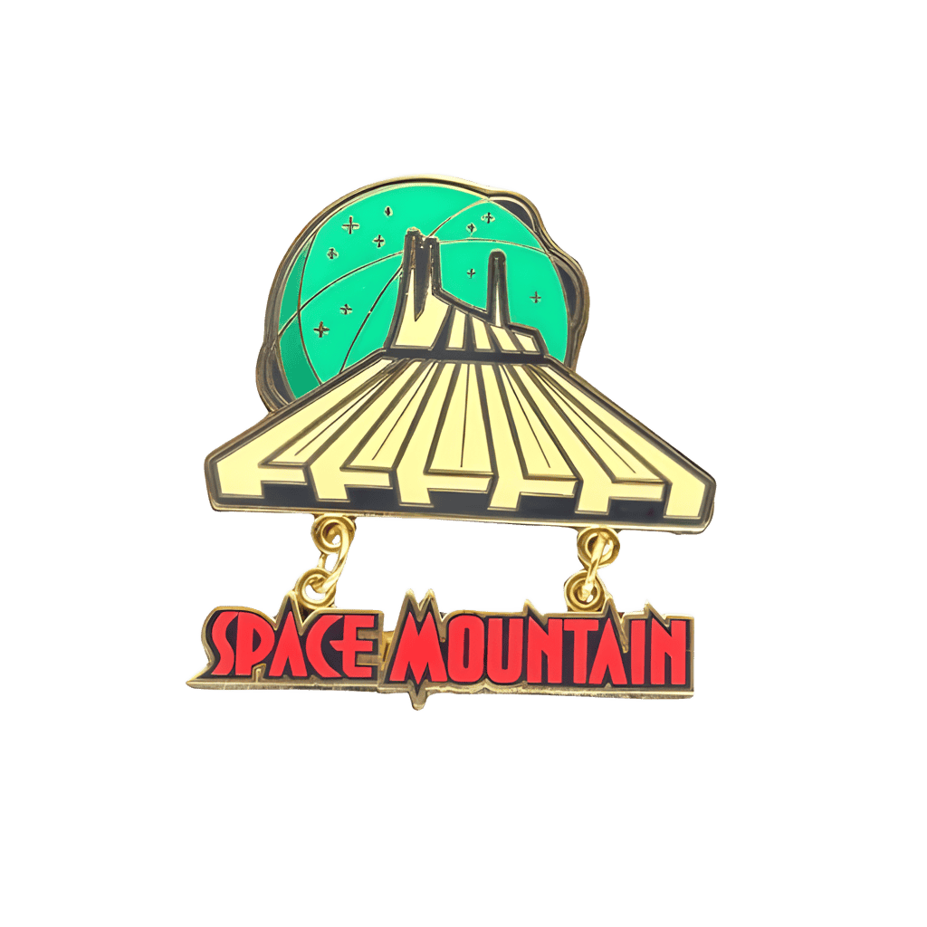 Space Mountain Attraction Disney pin