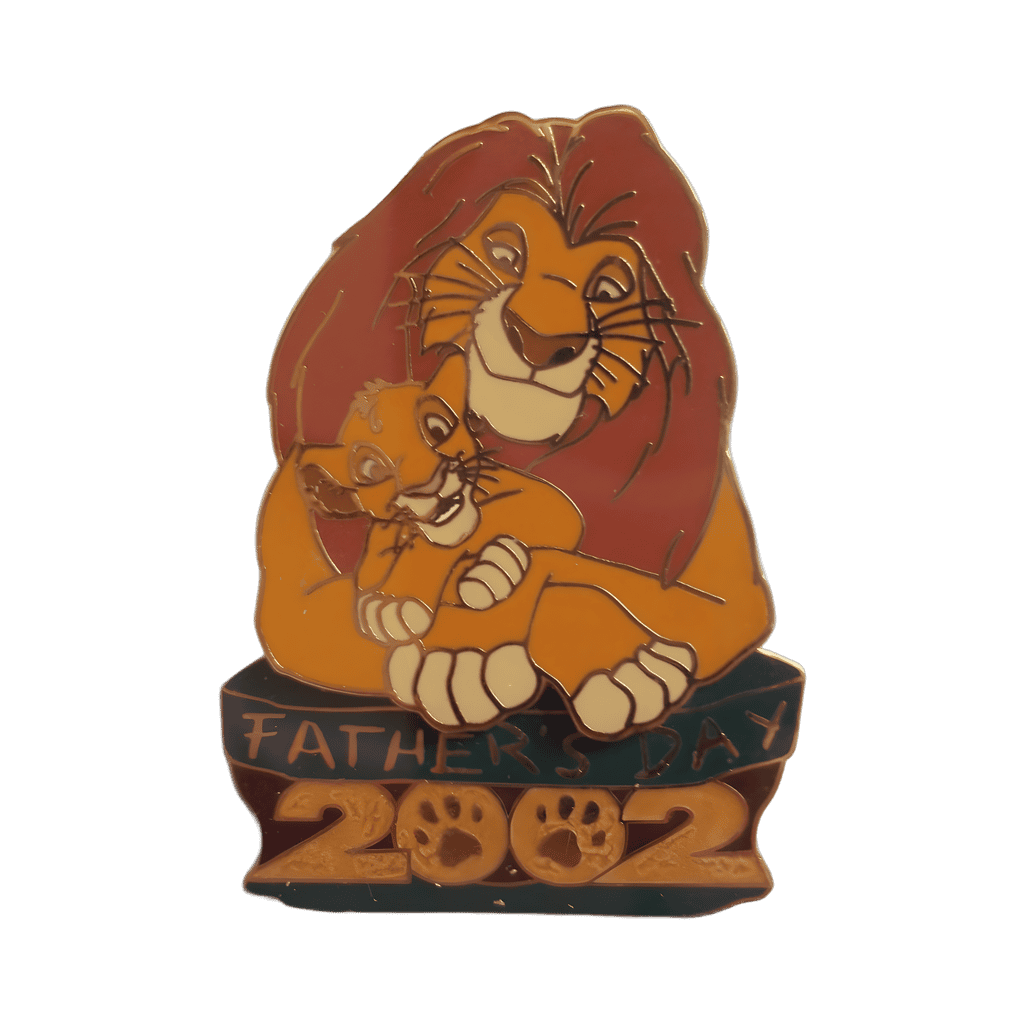 2002 - Mufasa and Young Simba Disney pin
