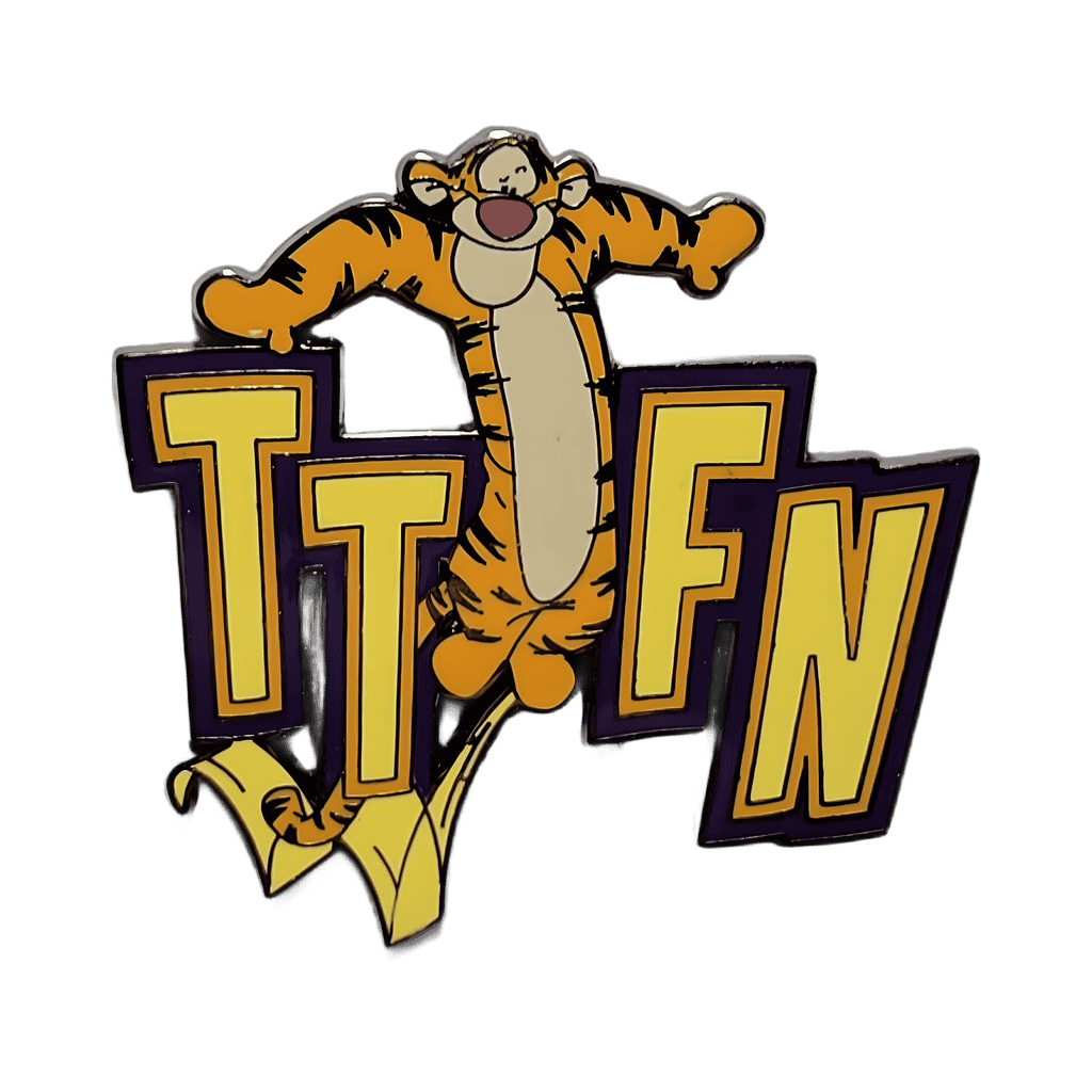 TTFN Tigger Disney pin