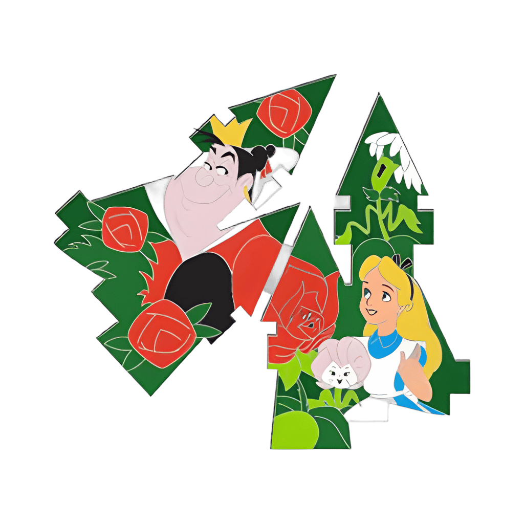 Alice & the Queen of Hearts Disney pin