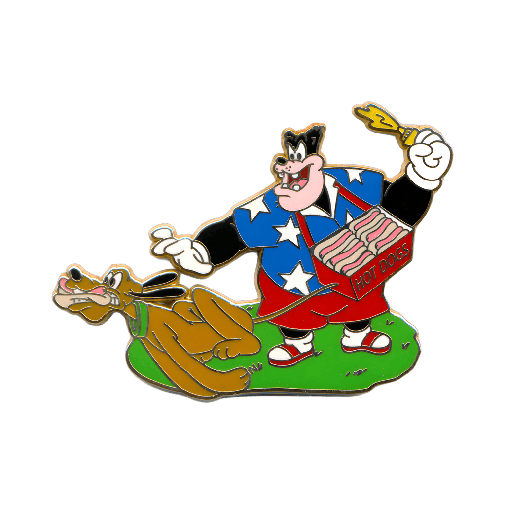 Pete and Pluto Disney pin