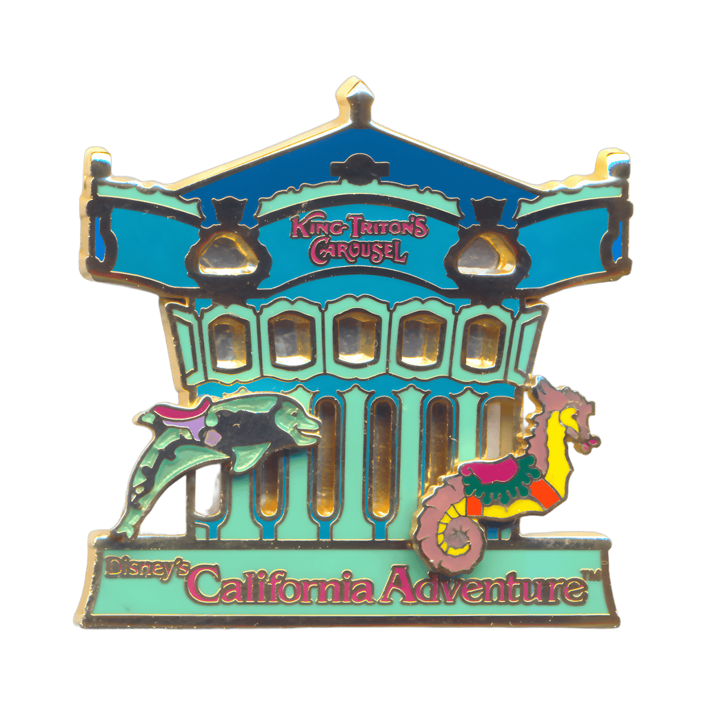 Dolphin and Seahorse Slider Disney pin