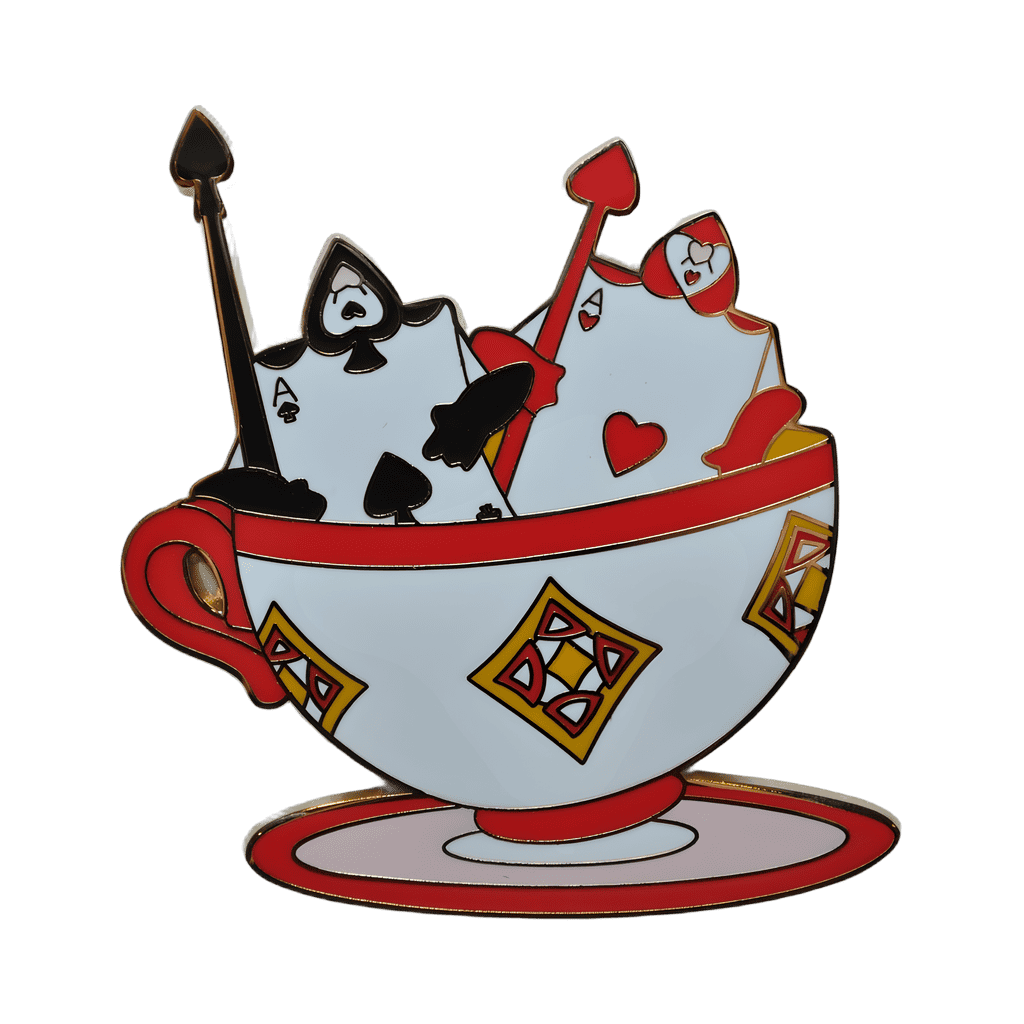 Ace of Spades & Hearts Disney pin
