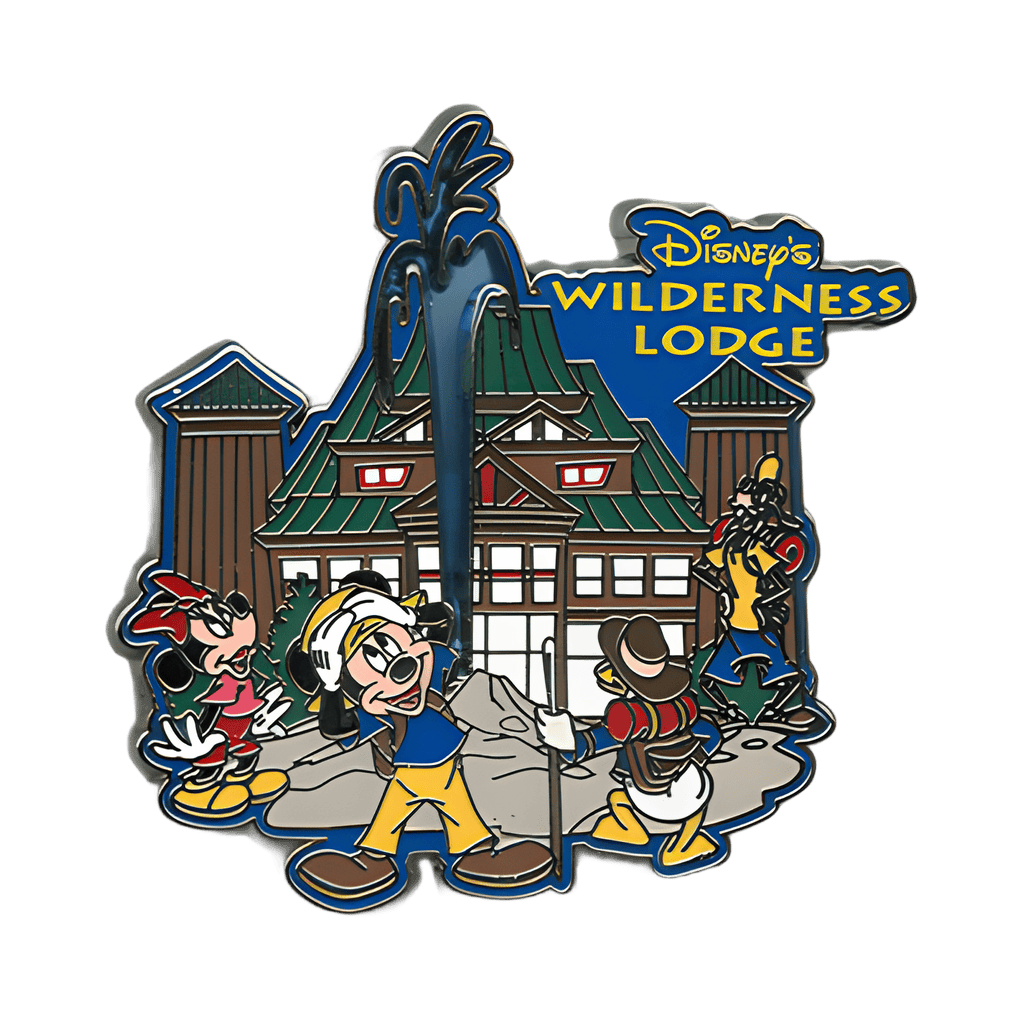 Mickey, Minnie, Donald and Goofy at Geyser Disney pin