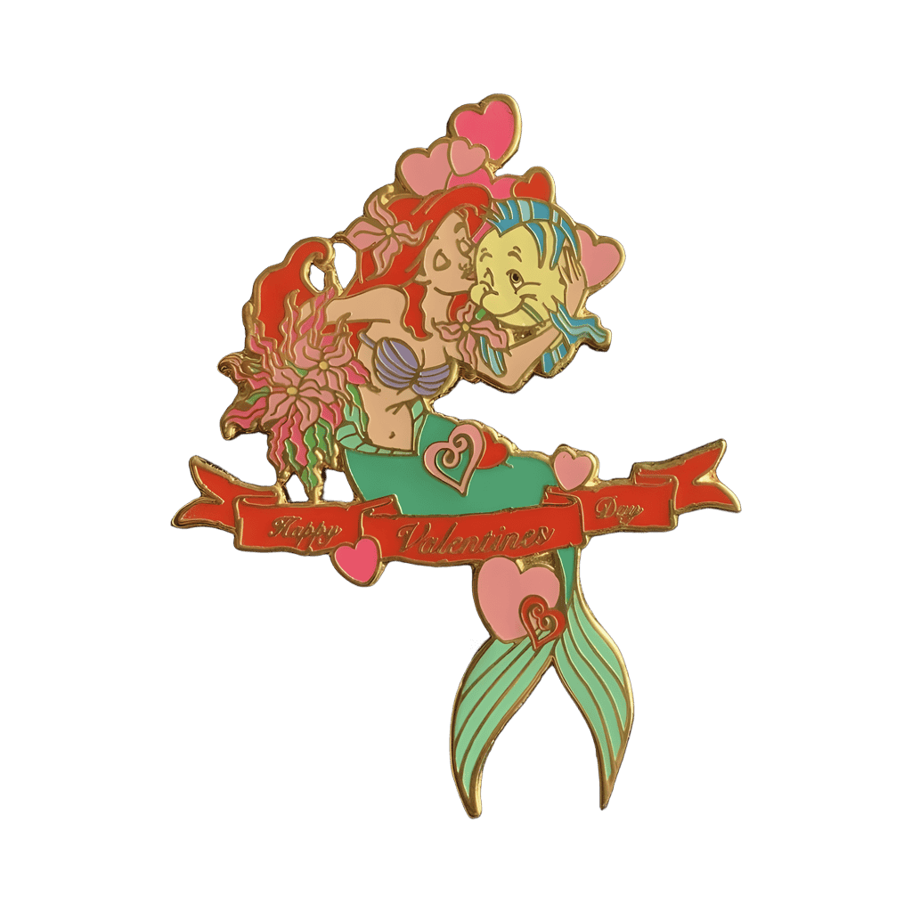 Ariel and Flounder Disney pin