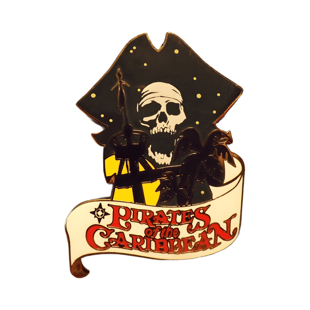 Pirates Of The Caribbean Skull and Mast Disney pin