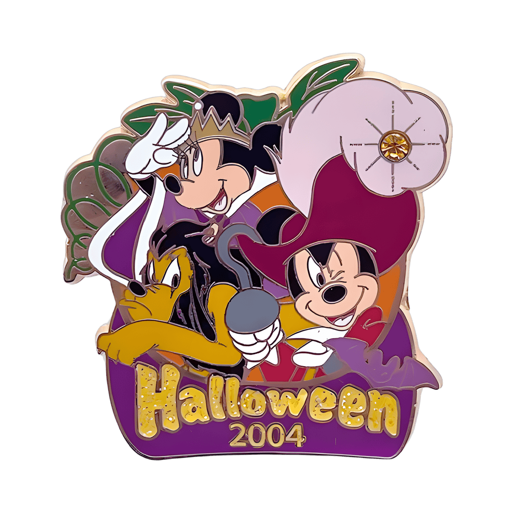 Mickey, Minnie and Pluto Dressed as Villains Disney pin