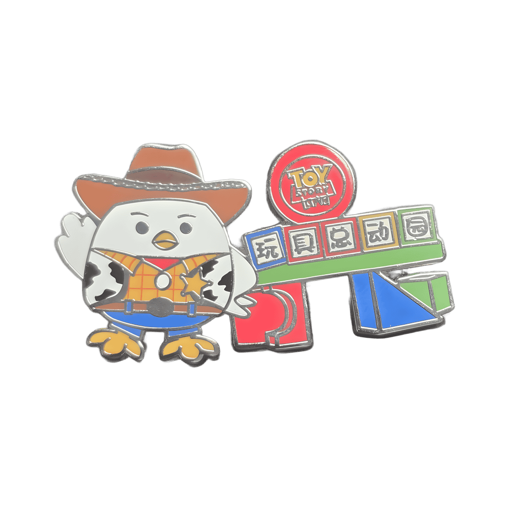 Chicken Woody Disney pin