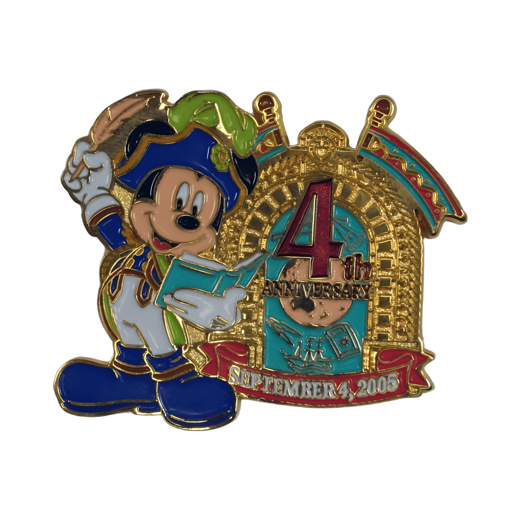 4th Anniversary Disney pin