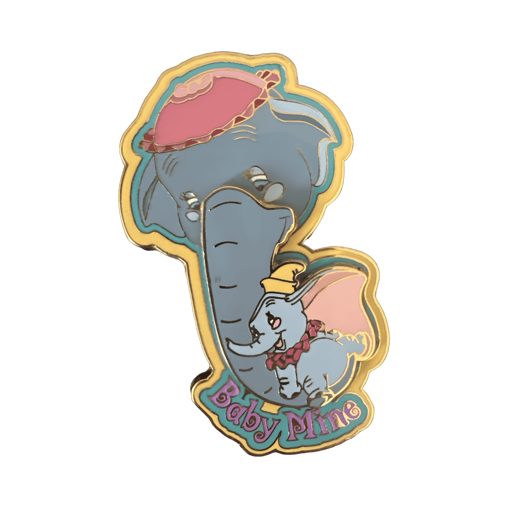 Dumbo and Mrs Jumbo Baby Mine Disney pin