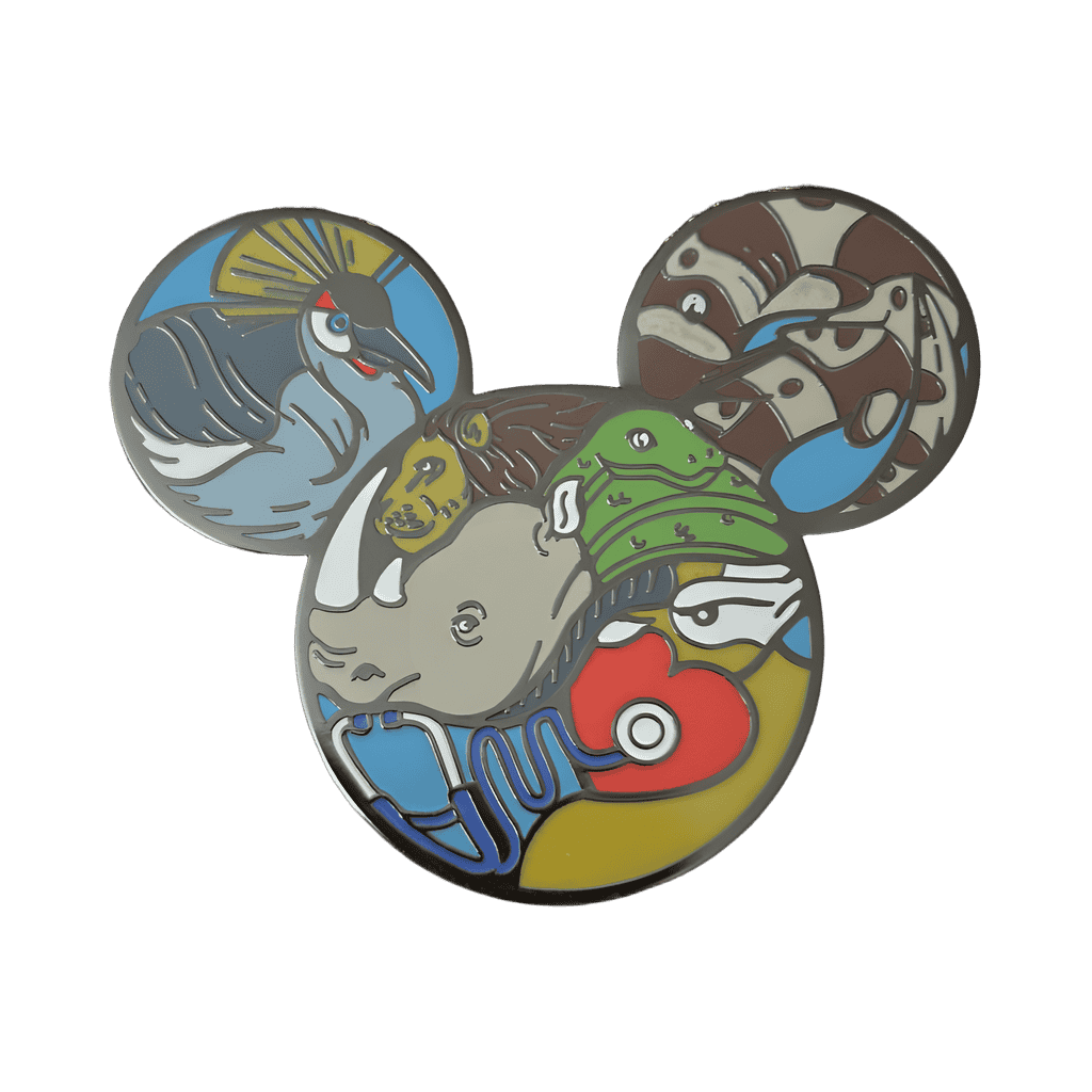 Mickey Icon - Department of Animal Health Disney pin