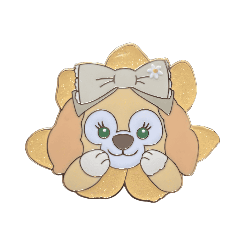 CookieAnn in an orange flower Disney pin
