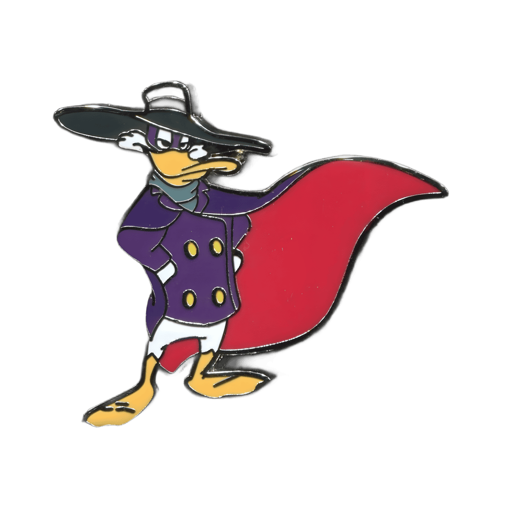Darkwing Duck with Flowing Red Cape Disney pin