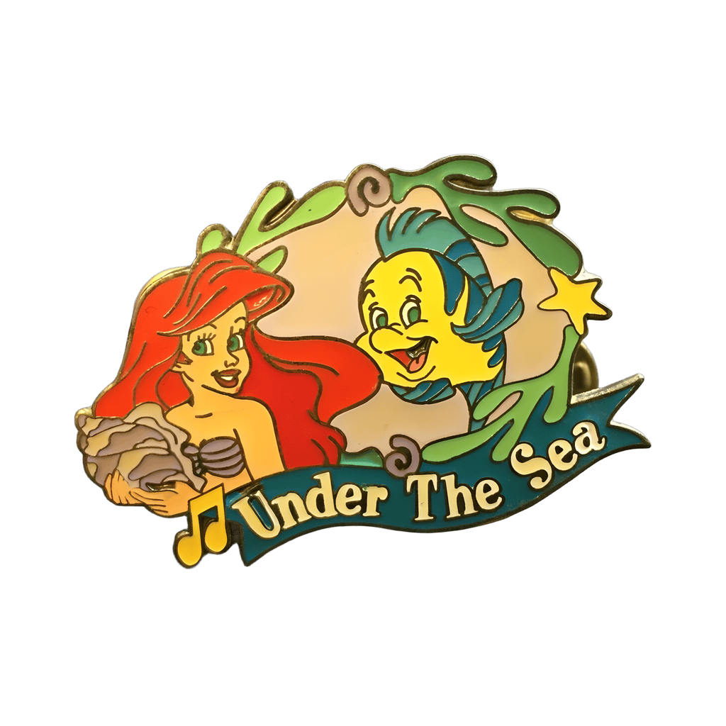 Ariel & Flounder Disney pin