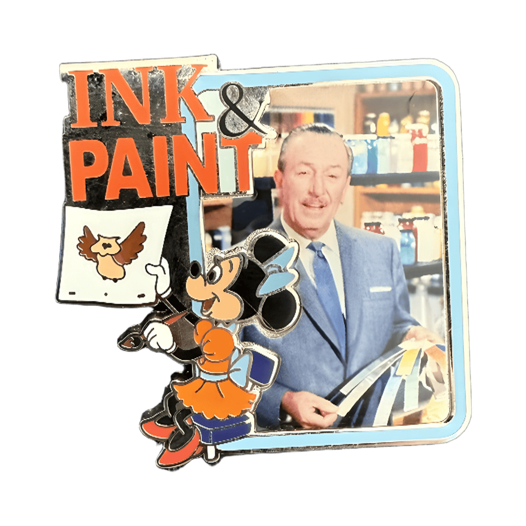 Minnie Painting Owl with Walt Ink and Paint Disney pin