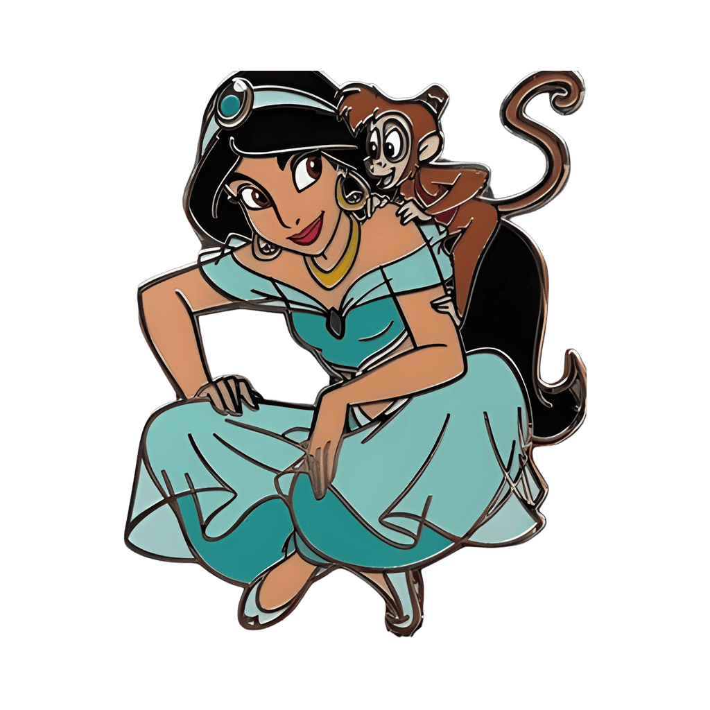 Jasmine & Abu Disney pin