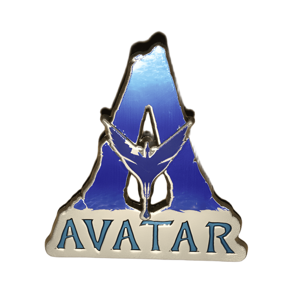 Blue Avatar Letter A Logo Disney pin