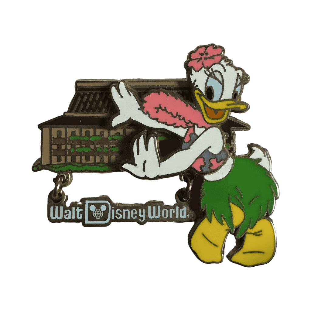 Polynesian Resort with Daisy Duck Disney pin