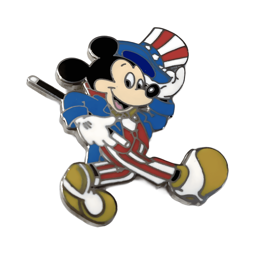 Mickey as Uncle Sam - Silver Version Disney pin
