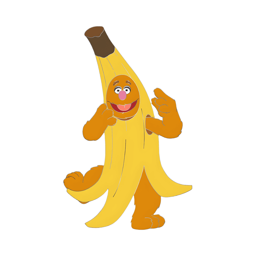 Fozzie Bear Banana Halloween Costume Disney pin
