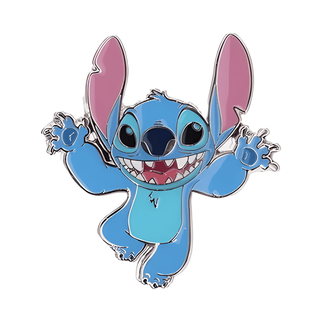 Stitch Attacking Disney pin
