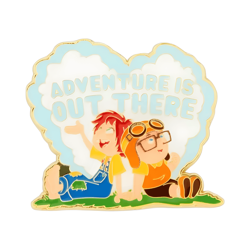 Young Carl and Ellie - Adventure is Out There Cloud Disney pin
