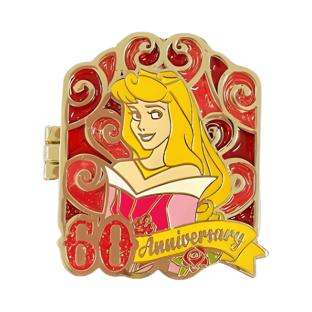 60th Anniversary stained glass - Aurora Disney pin
