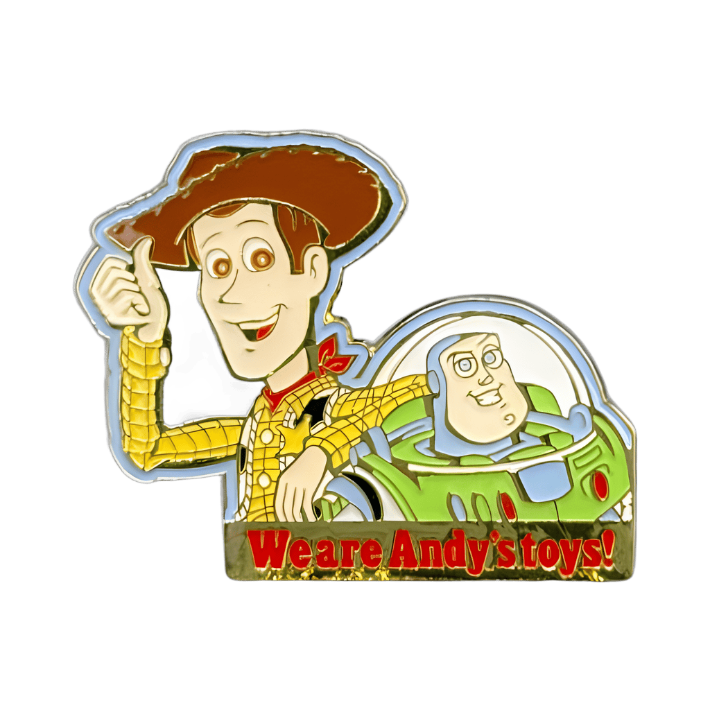 Buzz and Woody - We Are Andy's Toys! Disney pin