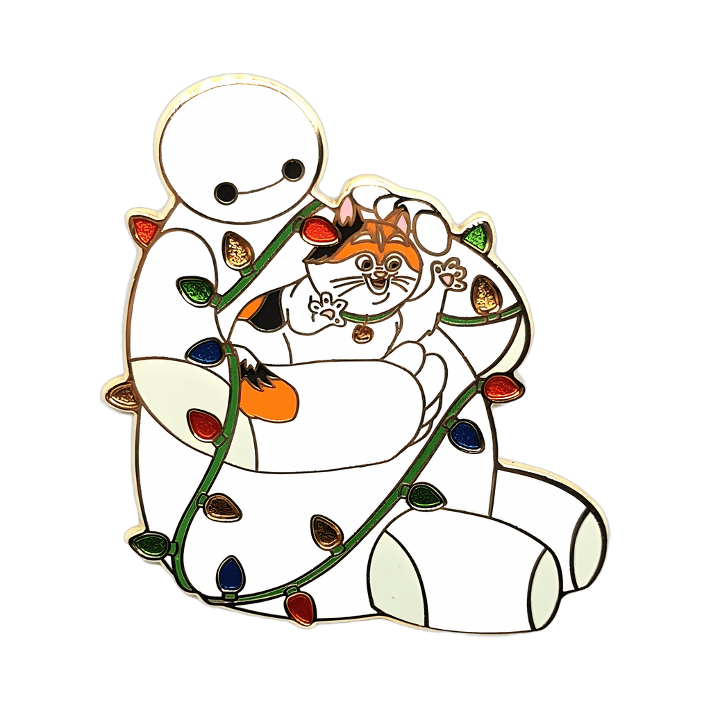 Baymax and Mochi Disney pin