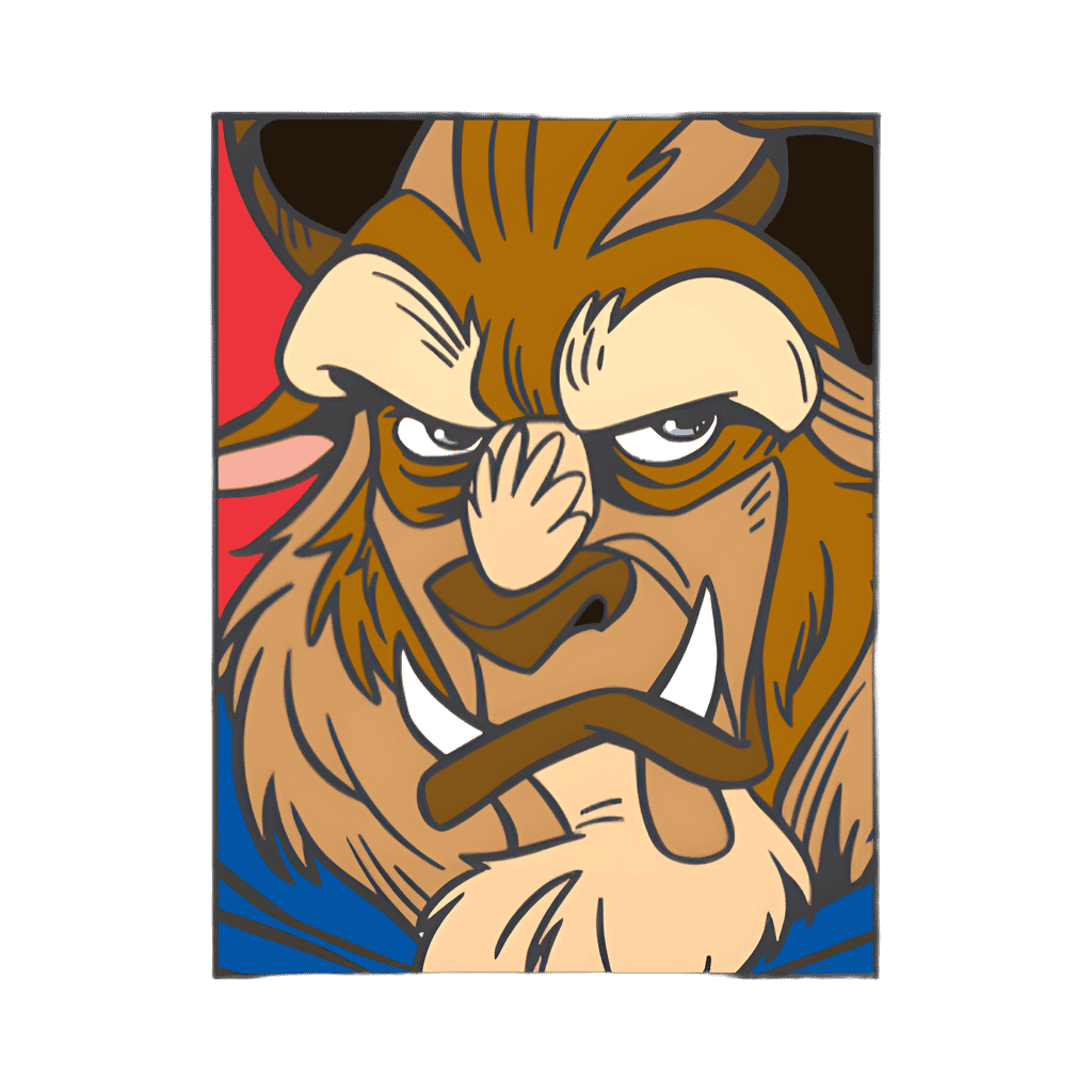 Beast Square 4 Disney pin