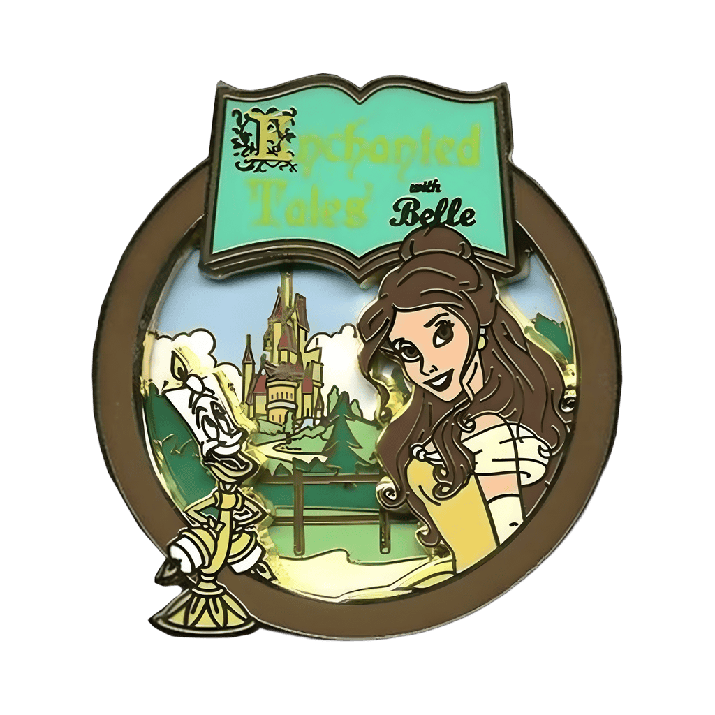Enchanted Tales with Belle - Belle and Lumiere Disney pin