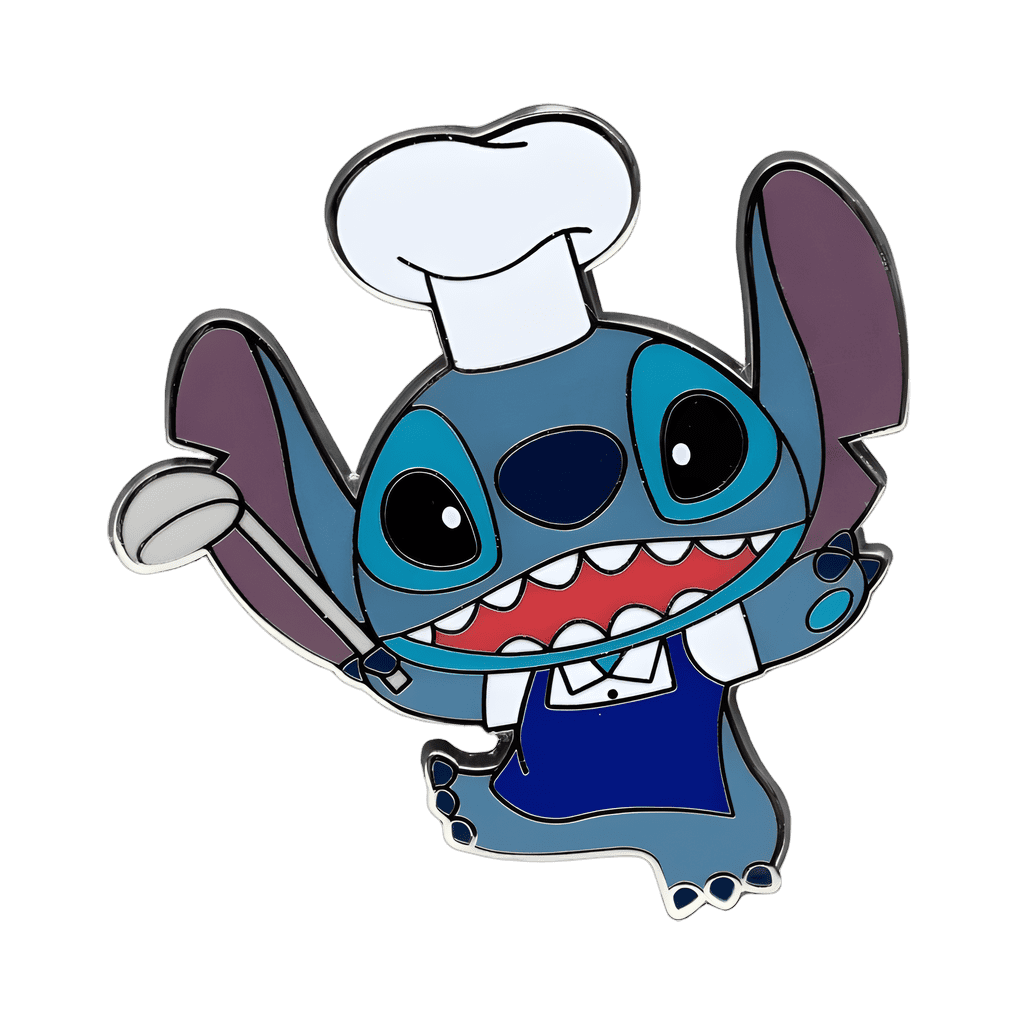 Chef Stitch Dressed in BBQ Outfit Disney pin