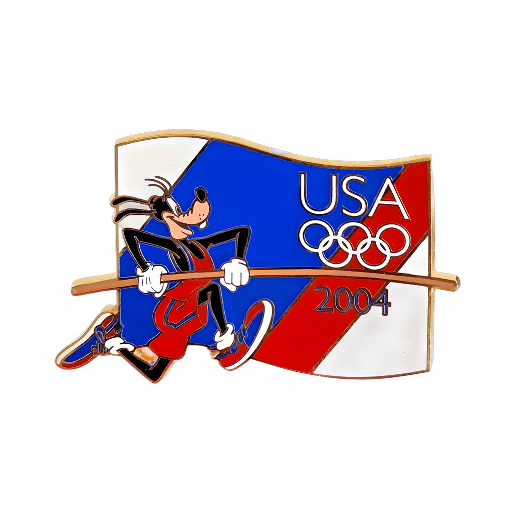 Goofy Pole-vaulting Disney pin