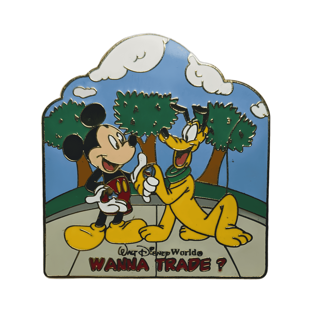Mickey Mouse and Pluto Disney pin