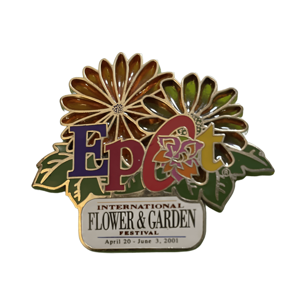Stained Glass Flowers Pin Disney pin