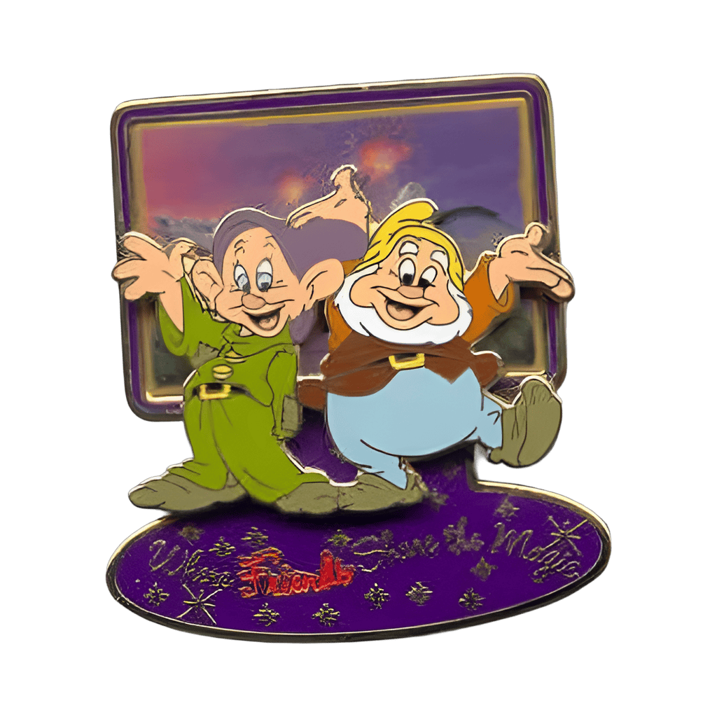 Dopey & Happy Disney pin
